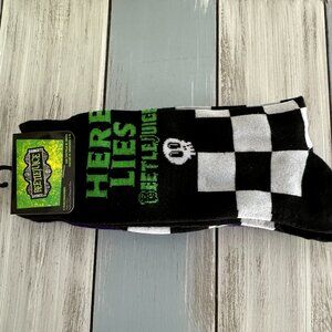 NWT Beetlejuice Set of 2 Pairs of Socks Great Gift!!  Too Cute!!